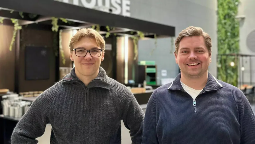 image: Jon (26) og Stig (32) til Epinova – skal begge utvikle Optimizely